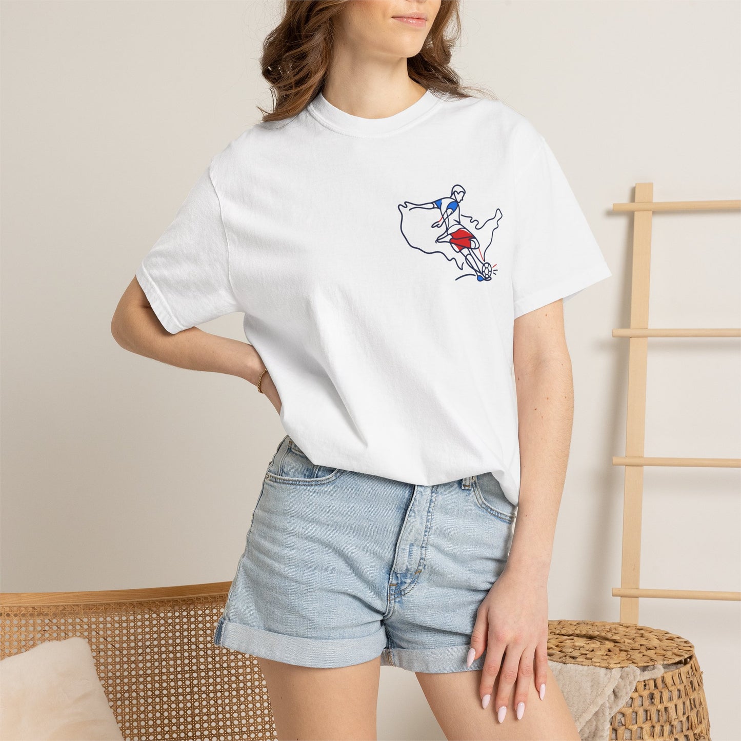 USA Soccer Line Art Tee