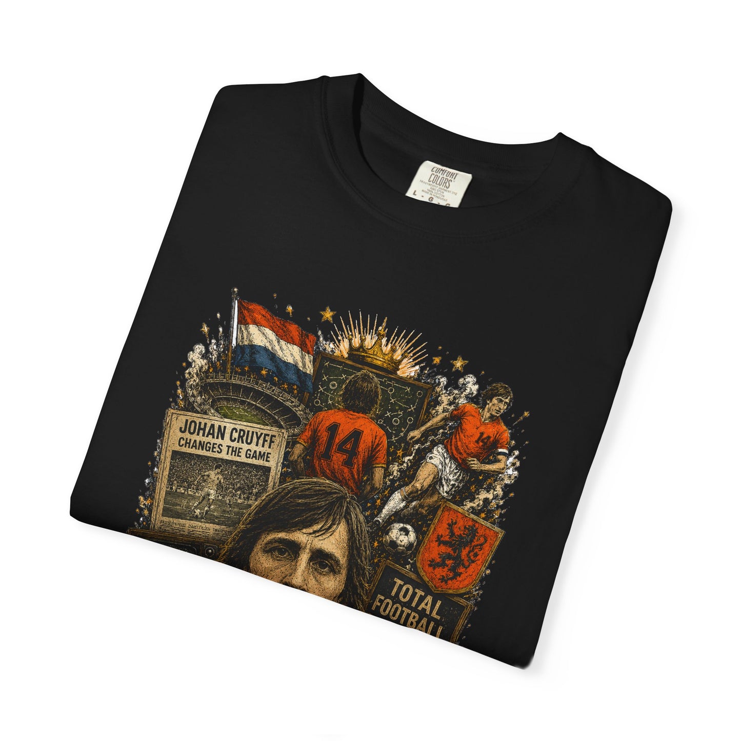 Total Football — Cruyff Vintage Tee