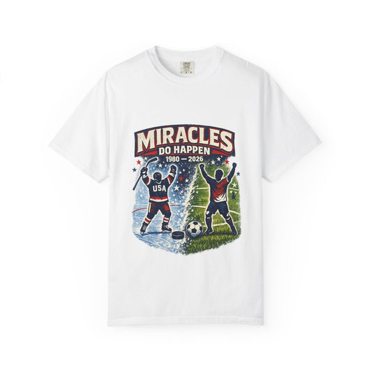 T-Shirt — Miracles Vintage USA Soccer Celebration Tee