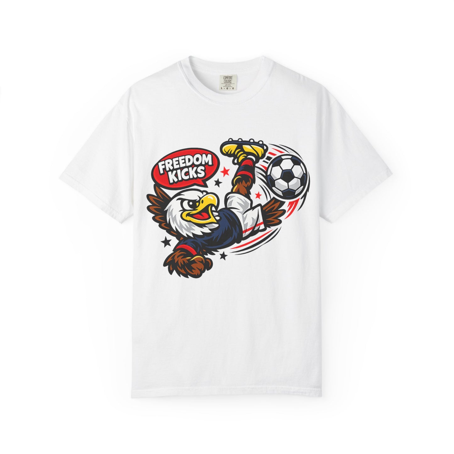 Freedom Kicks Eagle Soccer T-Shirt