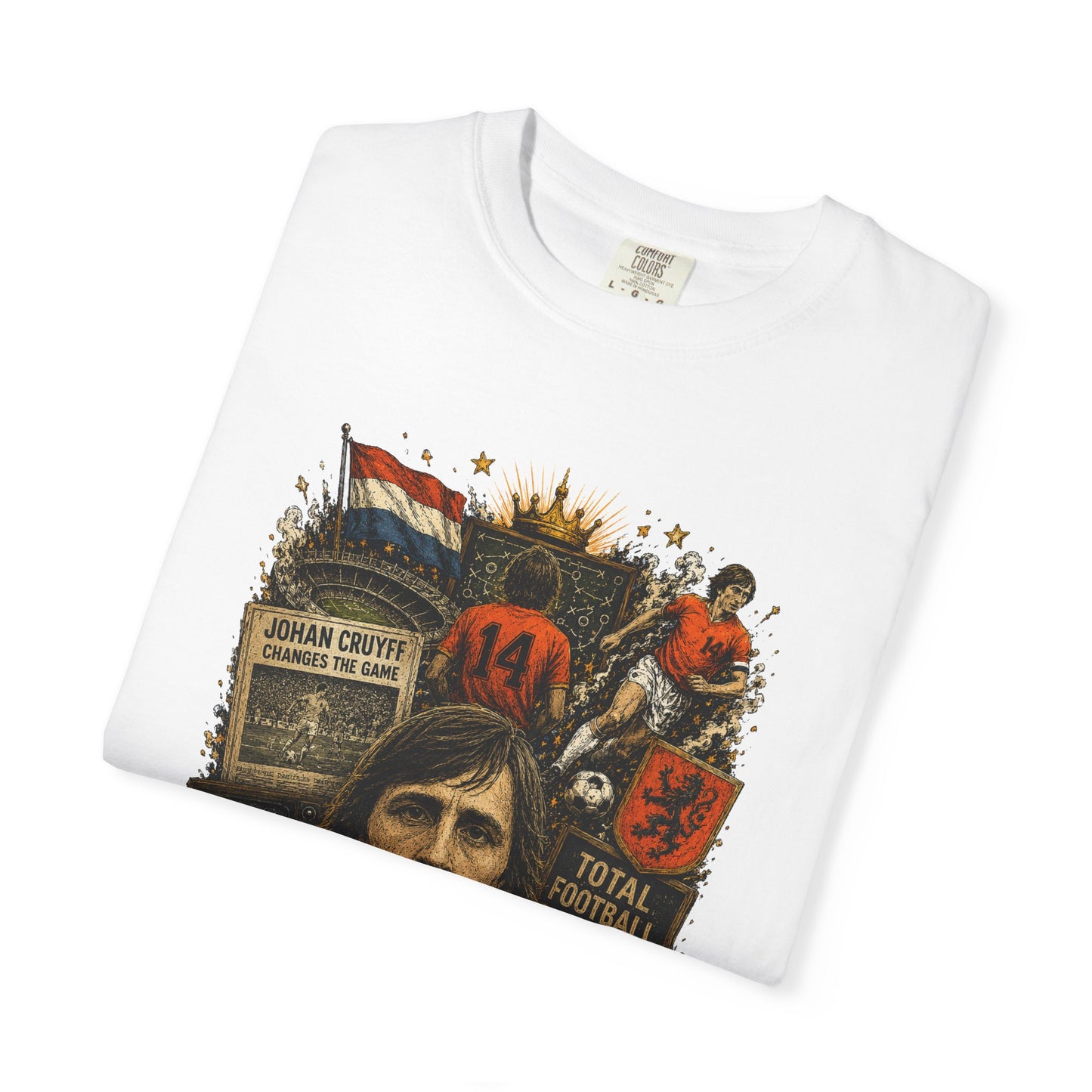 Total Football — Cruyff Vintage Tee